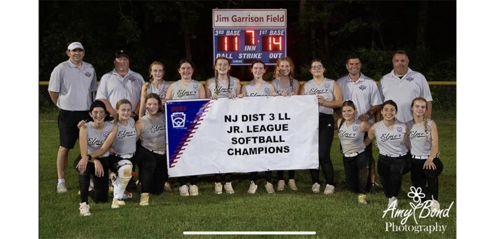 2023 Junior Softball District 3 Champions