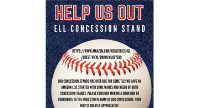 HELP US OUT - ELMER LL- CONCESSION STAND