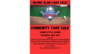 Community Yard Sale Day at Elmer Little League